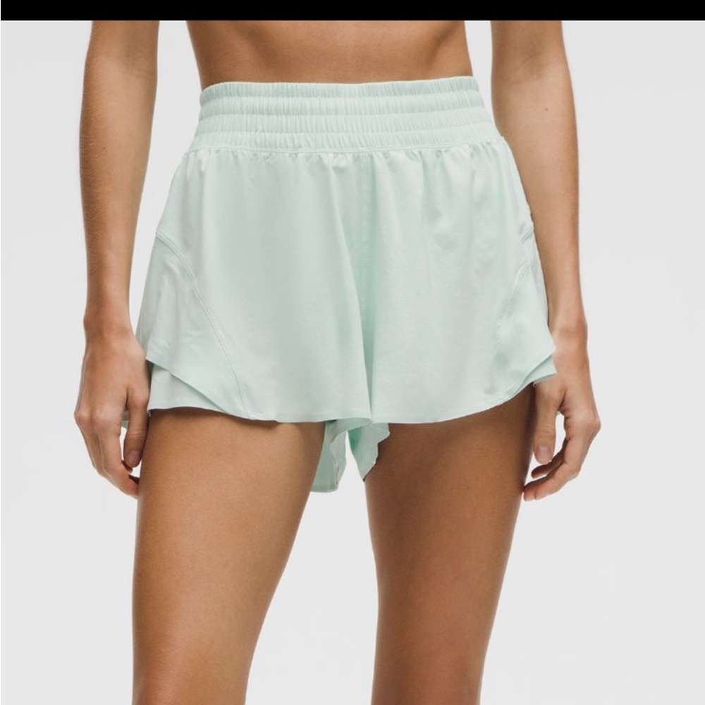 Women's Light Green Shorts